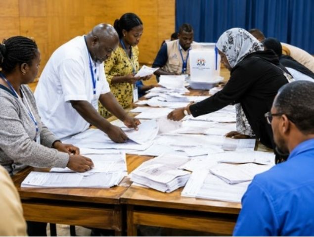 Election observation mission in the field